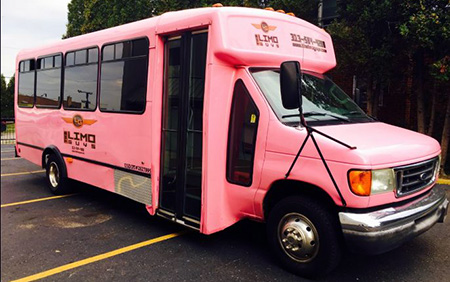 pink bus